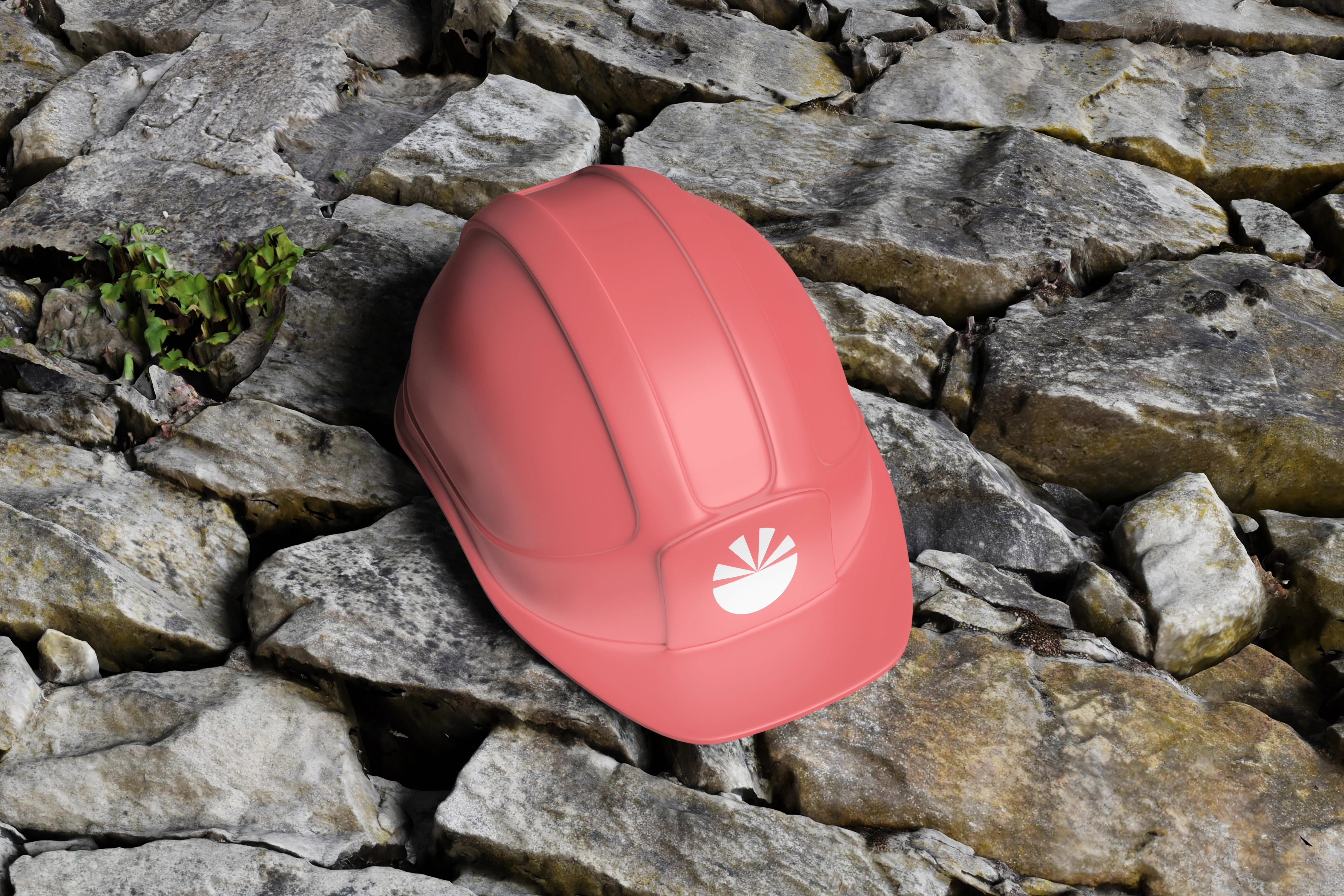 BOA Zerah Construction Helmet Mockup